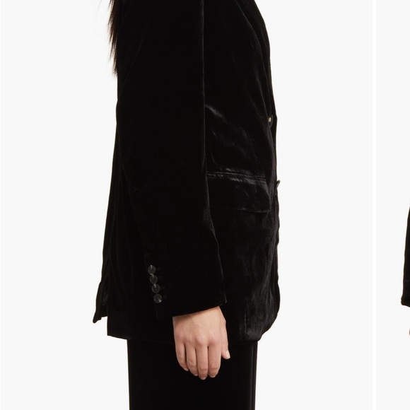 COS Classic Black Velvet Blazer - Picture 3 of 3